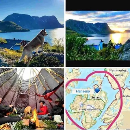 Seiland Island Bluedream בית נופש Skakkebakken