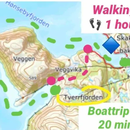 בית נופש Seiland Island Bluedream Skakkebakken
